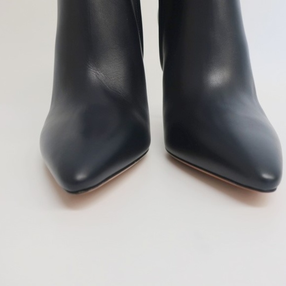 The Row Gloria Ankle Boots Navy Leather - Picture 2 of 8